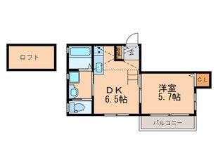 インテグレート清水五条の物件間取画像